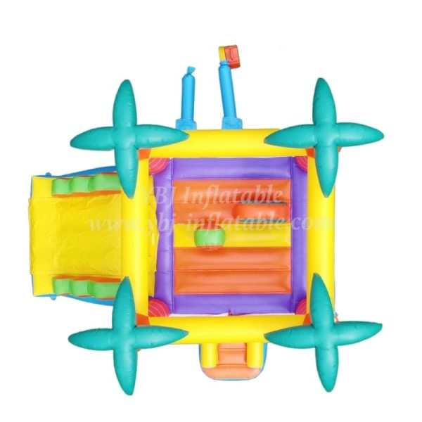 T2-3084 Inflatable Tropics Castle - Image 2