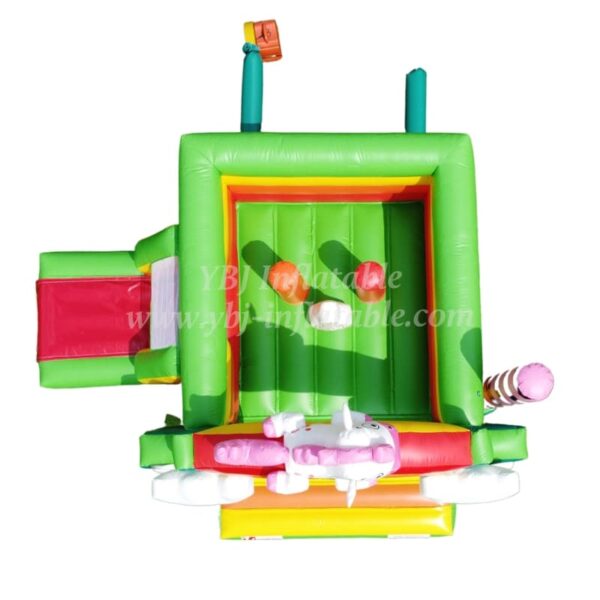 T2-3490 Jungle Inflatable Bouncer With Slides - Image 2