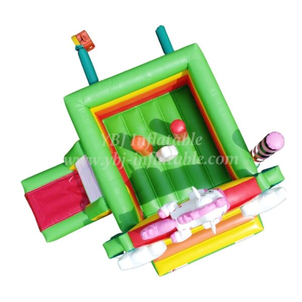 T2-3490 Jungle Inflatable Bouncer With Slides - Image 3