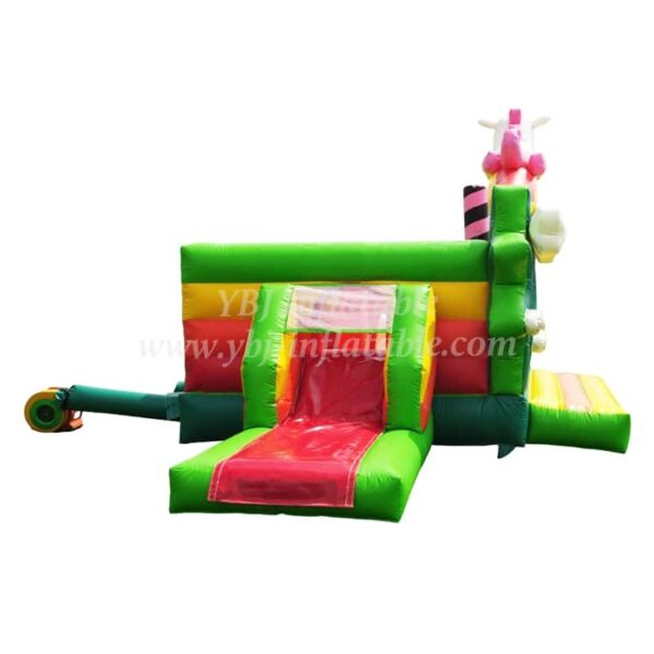 T2-3490 Jungle Inflatable Bouncer With Slides - Image 4