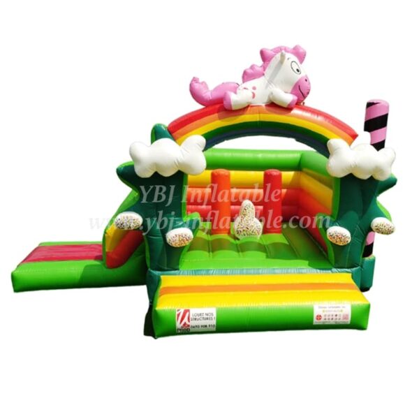 T2-3490 Jungle Inflatable Bouncer With Slides - Image 5