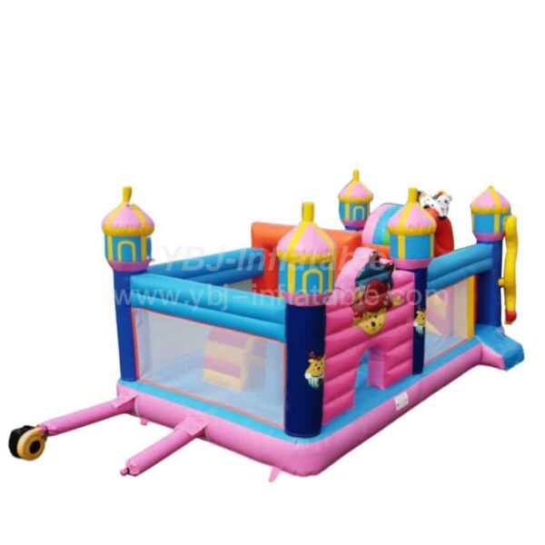 T2-4093B Custom Bouncy Castle With Slide - Image 4