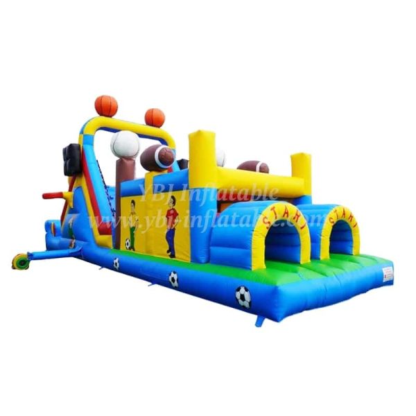 T7-404 inflatable soccer ostacle challenge run - Image 2