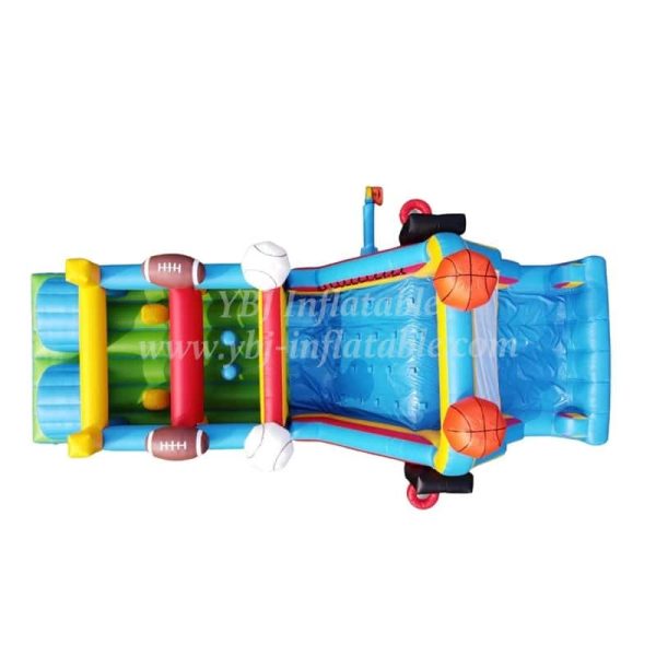 T7-404 inflatable soccer ostacle challenge run - Image 3