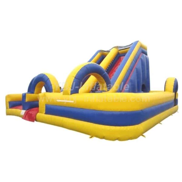 T8-380 New Design Inflatable Double Lane Dry Slide - Image 3