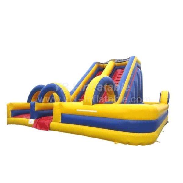 T8-380 New Design Inflatable Double Lane Dry Slide - Image 5
