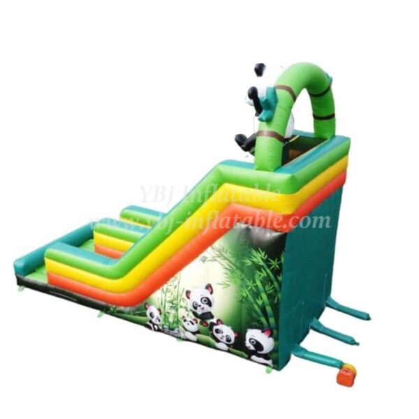T8-3812 Giant Panda Slide Colorful Inflatable Slide For Party Events - Image 3