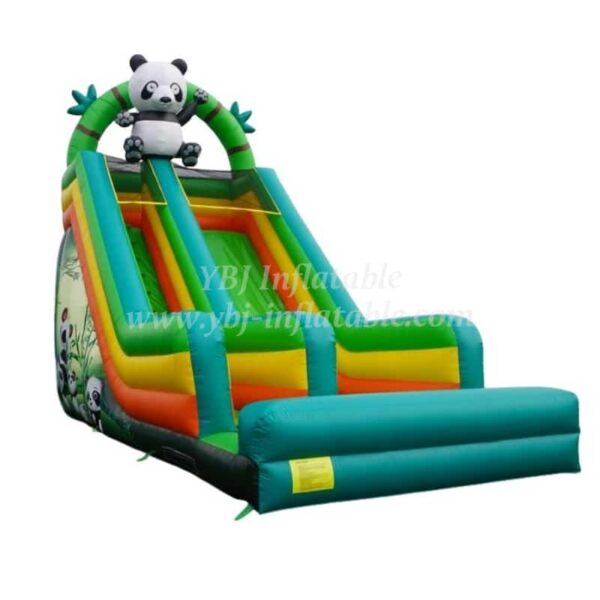 T8-3812 Giant Panda Slide Colorful Inflatable Slide For Party Events - Image 4