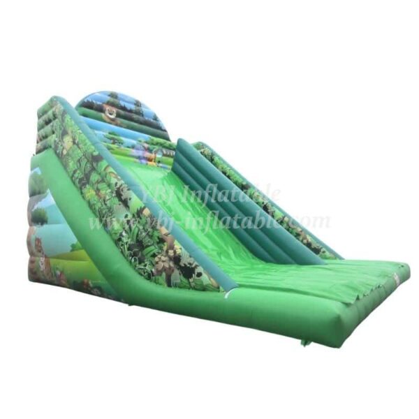T8-697 Inflatable Slides Jungle Theme Giant Slide - Image 2