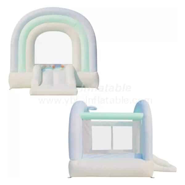H1-0216 white bounce house - Image 2