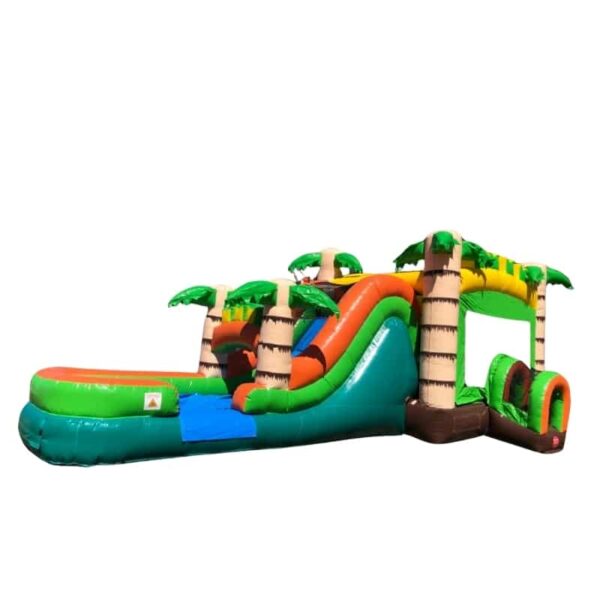 H1-2128 Jungle castle inflatable bounce house with slide - Image 2