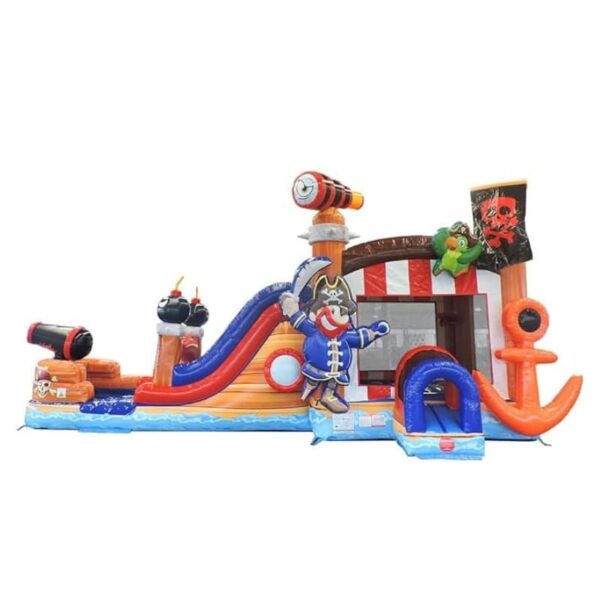 H1-2128 Jungle castle inflatable bounce house with slide - Image 3