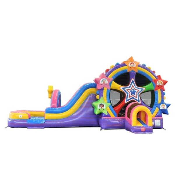 H1-2128 Jungle castle inflatable bounce house with slide - Image 4