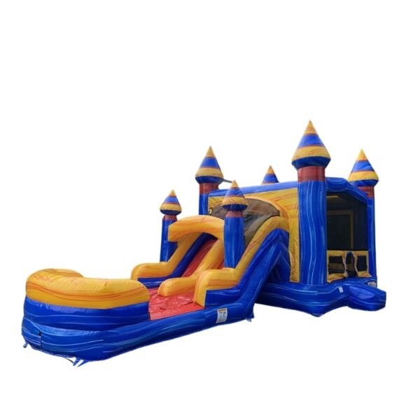 H1-2128 Jungle castle inflatable bounce house with slide - Image 5